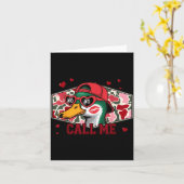 Carte Valentine's Day Duck Hunting Camo Call Me Toddler  (Fleur jaune)