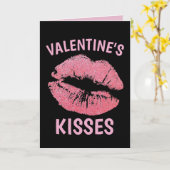 CARTE VALENTINE'S DAY KISSES ROMANTIC GREETING CARD (Fleur jaune)