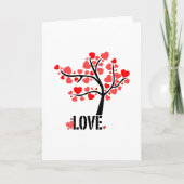 Carte Valentines Day Love Tree Hearts (Devant)