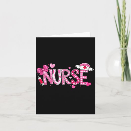 Carte Valentines Day Nurse Graphic Nk Patterns For Woman (Devant)