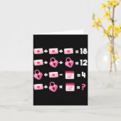 Carte Valentines Day Order Of Operations Valentines Math (Fleur jaune)