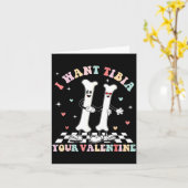 Carte Valentines Day Ortho Nurse Orthopedic I Want Tibia (Fleur jaune)