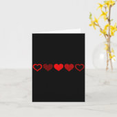 Carte Valentine's Day Red Heart Design For Men, Women &a (Fleur jaune)
