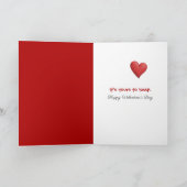 Carte Valentine's Day Stick Figure Boy  (Intérieur)