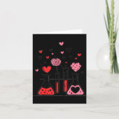 Carte Valentines Day Vibes Science Teacher 100 Days Of S (Devant)