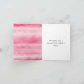 Carte Valentine's Day Window Hearts Teddy Bear Love (Intérieur)