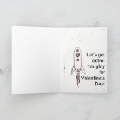 Carte Valentines de petite fille (Intérieur)