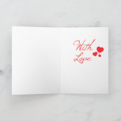 Carte Valentines de sirène rétro (Intérieur)