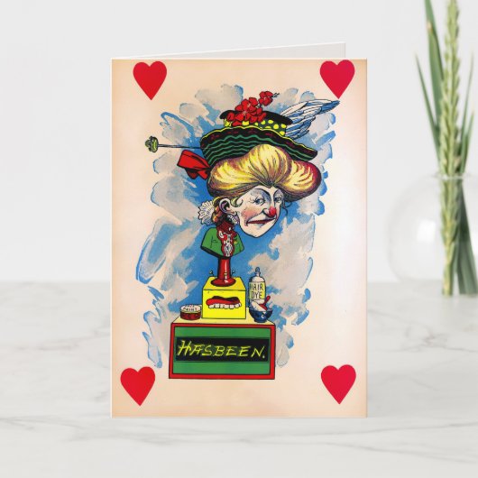 Carte Valentines de vinaigre vintage (Devant)