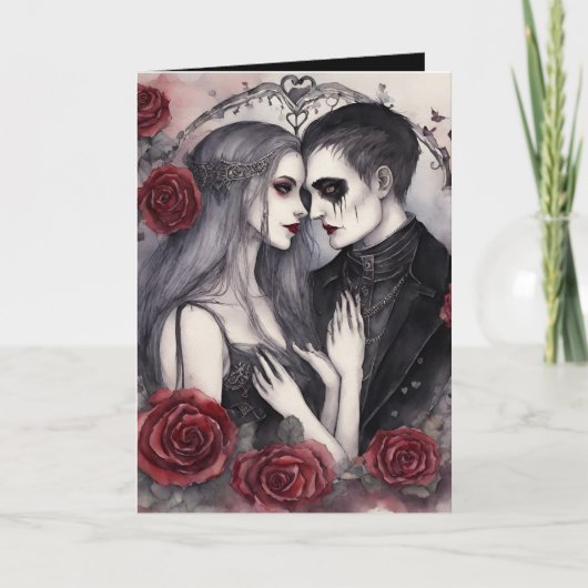 Carte Valentines gothiques (Devant)