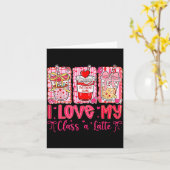 Carte Valentines I Love My Cl A Latte Coquette Coffee Te (Fleur jaune)