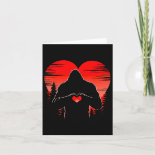Carte Valentines Jour Bigfoot Cadeaux Pour Enfants Sasqu