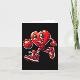 Carte Valentines Jour Coeur Basket Garçons Filles Enfant