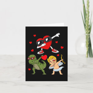 Carte Valentines Jour Dabbing Coeur Et Amusant Cupide T