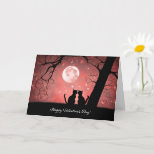 Carte Valentines Jour Général pour tous avec des chats m