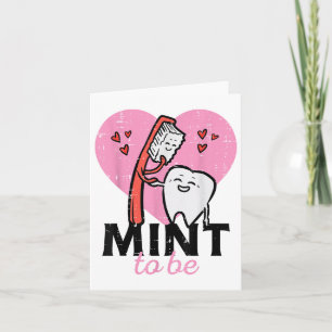 Carte Valentines Jour Mint À Être Brosse Dentaire Denti