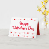 Carte Valentines Jour Rouge rose Coeurs de cordes mignon (Fleur jaune)