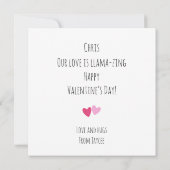 Carte Valentines Llamas Adorables Whimsical Valentines (Dos)