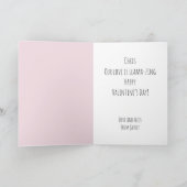 Carte Valentines Llamas Adorables Whimsical Valentines (Intérieur)