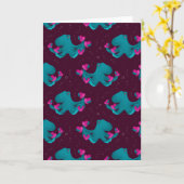 Carte Valentine's Octopus and Hearts (Fleur jaune)