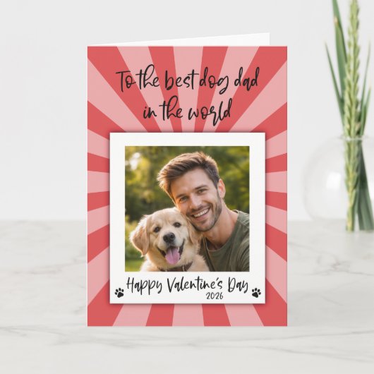 Carte Valentines Photo Card - Card from the Dog (Devant)