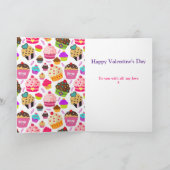 Carte Valentines Rose Vous Prenez Le Gâteau (Intérieur)