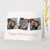 Carte Valentines simples et joyeuses mignonnes 3 Motif d (Fleur jaune)