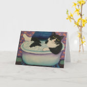 Carte Valentino Dans Les Souds (Fleur jaune)