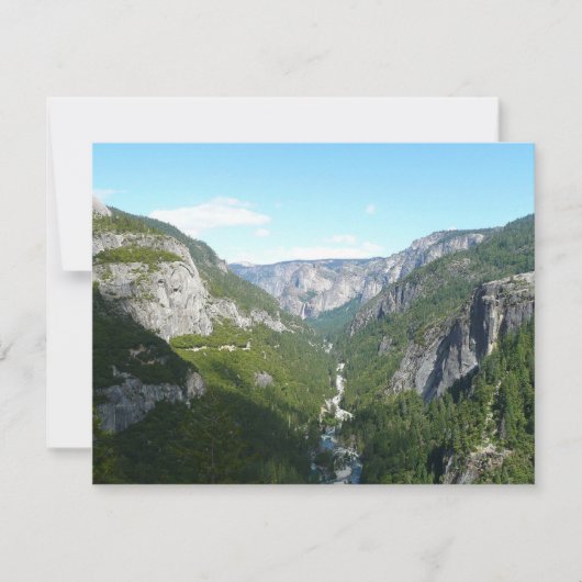 Carte Vallée de Yosemite dans le parc national de Yosemi (Devant)