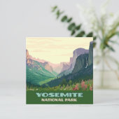 Carte Vallée du parc national Yosemite Demi-Dôme (Debout devant)