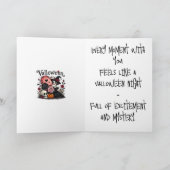 Carte Valloween Romance sombre (Intérieur)