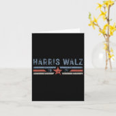 Carte Valse 2024 Election Kamala Harris Tim Waltz 2024 2 (Fleur jaune)