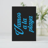 CARTE VAMOS A LA PLAYA (Debout devant)