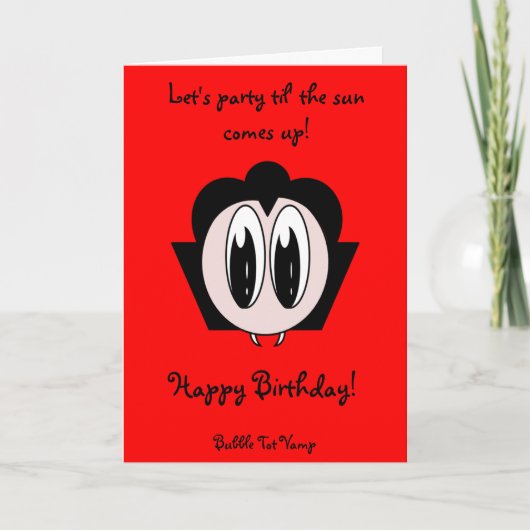 Carte Vamp de doigt de bulle (Devant)