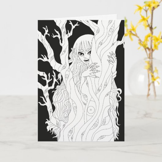 Carte Vampire (Fleur jaune)