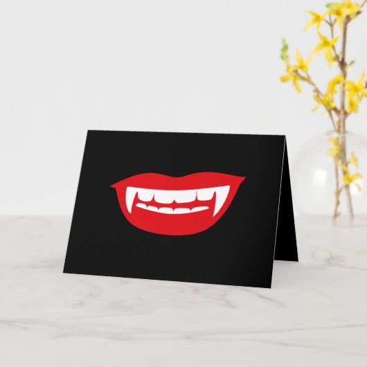 Carte Vampire (Fleur jaune)