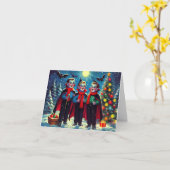 Carte Vampire Caroling (Fleur jaune)