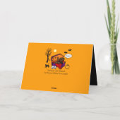 Carte Vampire de laboratoire de chocolat de Halloween (Dos)