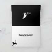 Carte Vampire de laboratoire de chocolat de Halloween (Intérieur)