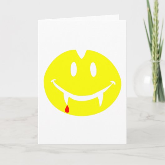 Carte vampire emoji dracula (Devant)