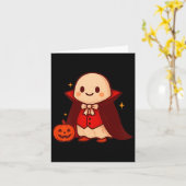Carte Vampire Ghost Shirt Cute Dracula Halloween Citroui (Fleur jaune)