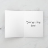 Carte Vampire gothique HappyHalloween (Intérieur)
