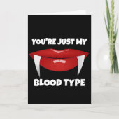 CARTE VAMPIRE ROMANTIQUE FUNNY ANNIVERTHDAGE GREETING CA (Devant)