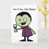 Carte Vampire Vino (Fleur jaune)