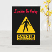 Carte Vampires de zombi et Unfed (Fleur jaune)