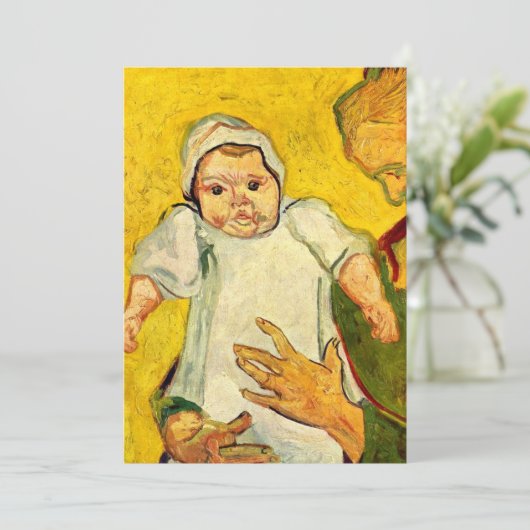 Carte Van Gogh - Augustine Roulin et son bébé (Debout devant)