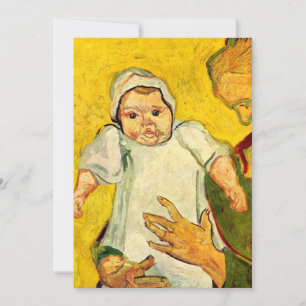 Carte Van Gogh - Augustine Roulin et son bébé