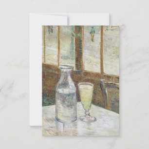 Carte Van Gogh Classique Café Parisien Absinthe Art