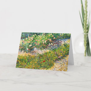 Carte Van Gogh - Coin avec papillons