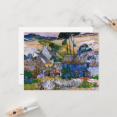 Carte Van Gogh - Fermes près d'Auvers (Devant/Arrière en situation)